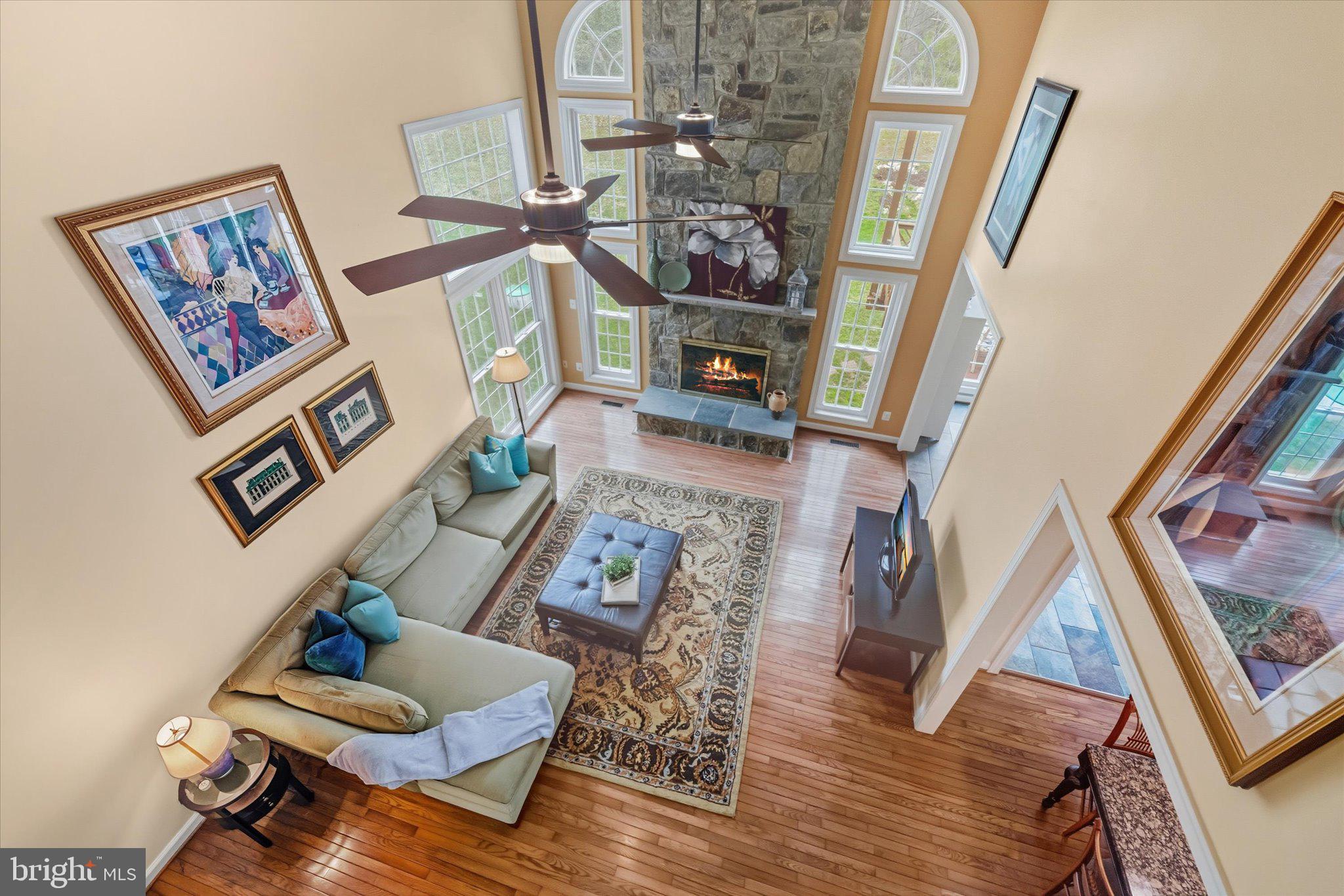 10582 Canterberry Road Fairfax Station, VA 22039 - Photo 25 of 81 View from upper level hallway