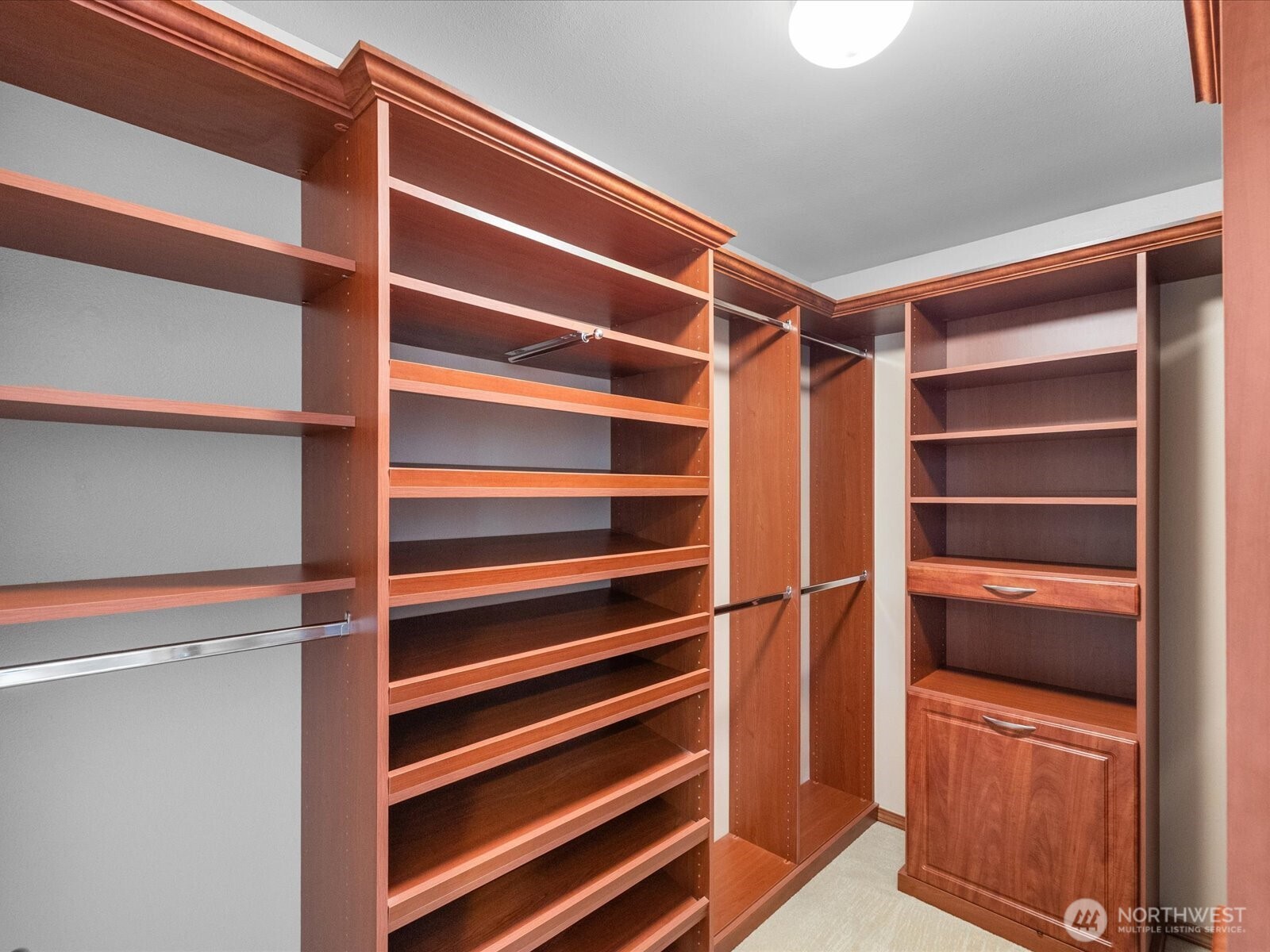 1824 23rd Street Snohomish, WA 98290 - Photo 32 of 38 a view of walk in closet with empty racks