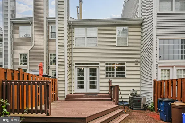 a view of a house with a deck