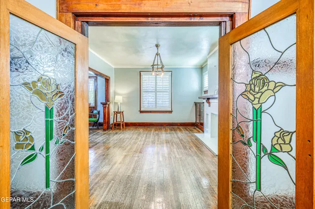 a view of front door of a house