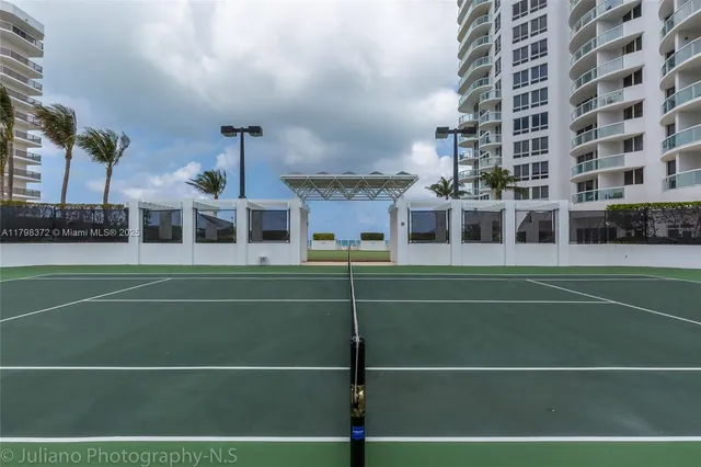 a view of a city with tall buildings