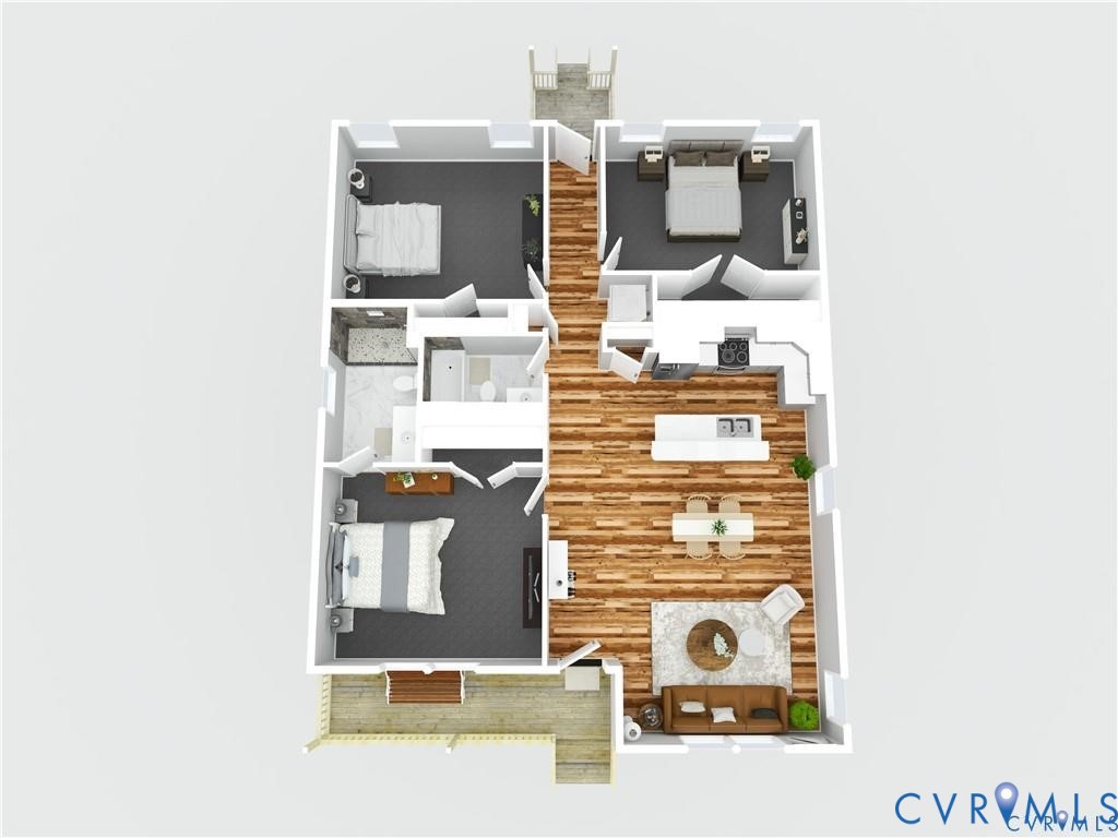 321 Mistletoe Street Petersburg, VA 23803 - Photo 2 of 2 a bathroom with a sink and mirror