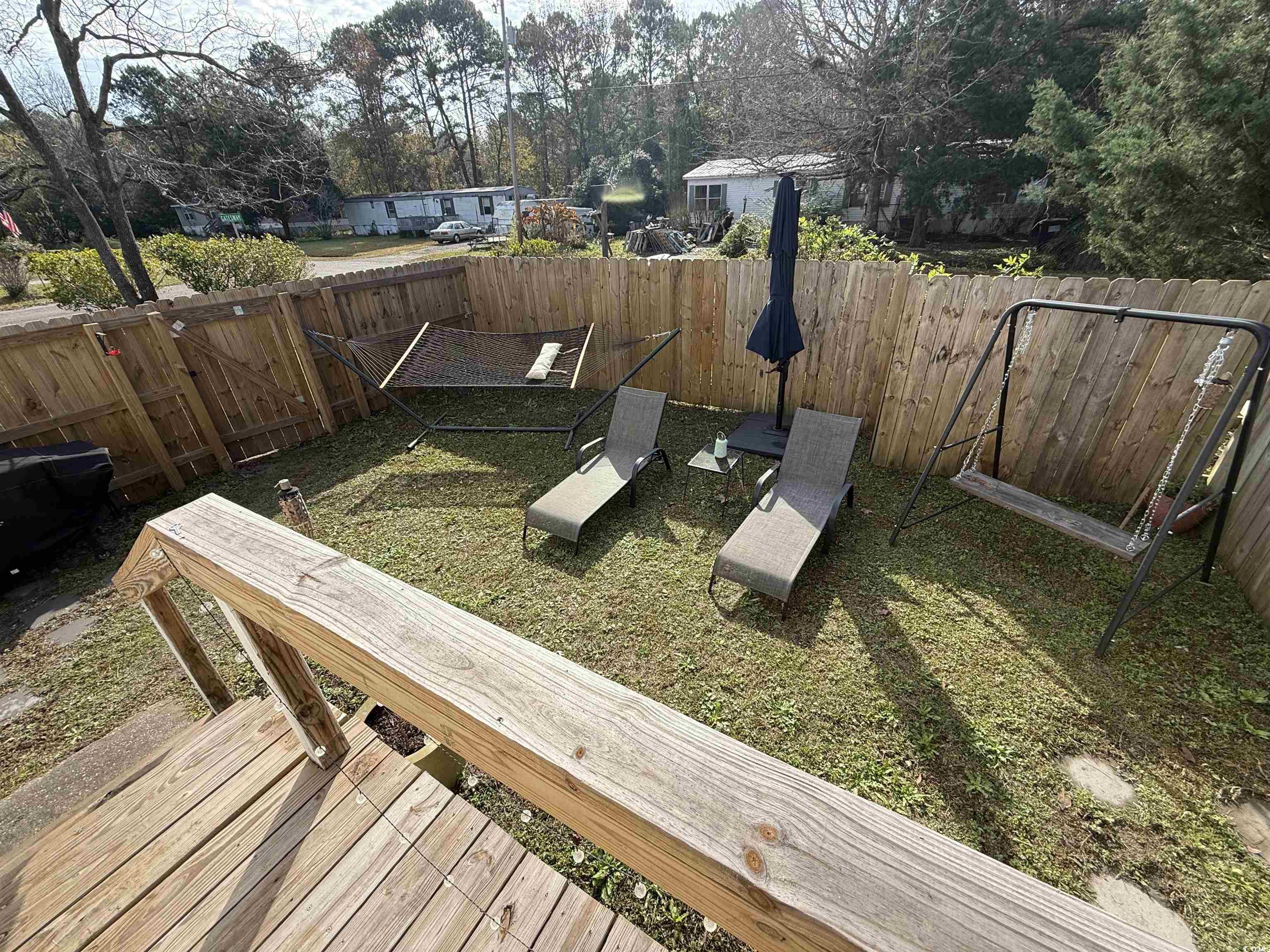 19 Gates Way Pawleys Island, SC 29585 - Photo 3 of 18 View of fenced backyard