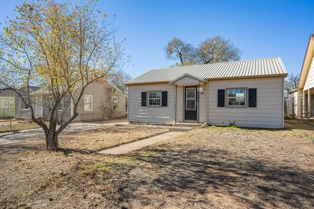 a house with a outdoor space