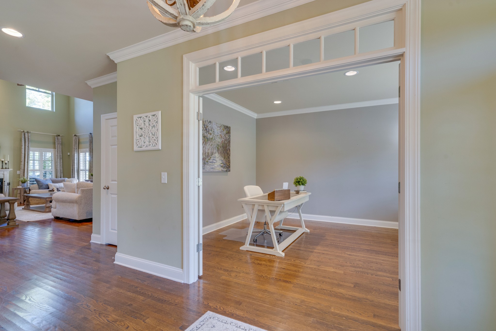 149 Keller Trail Franklin, TN 37064 - Photo 2 of 42 a view of a livingroom with furniture and hardwood floor
