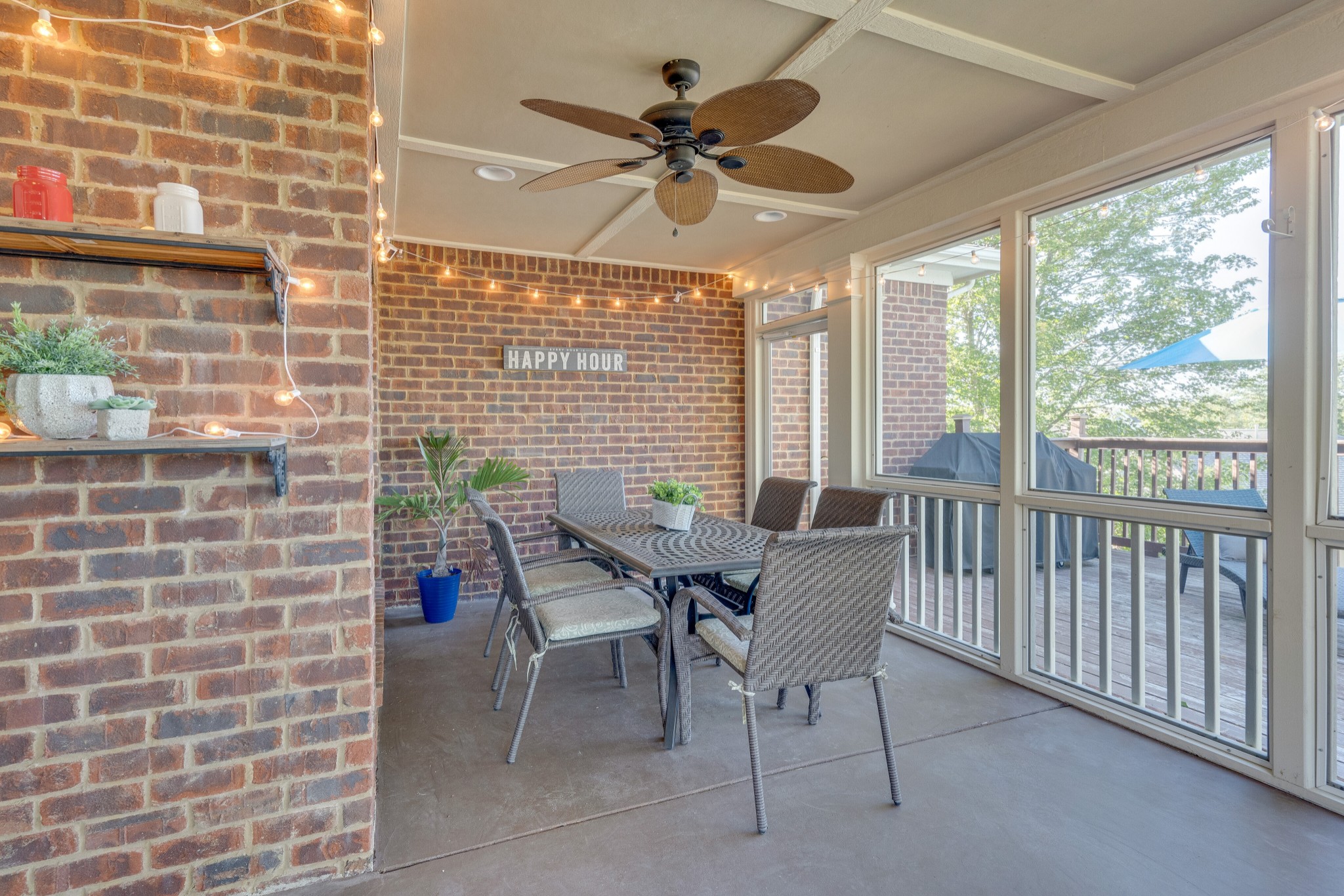 149 Keller Trail Franklin, TN 37064 - Photo 24 of 42 a view of a dining room with furniture and a chandelier fan