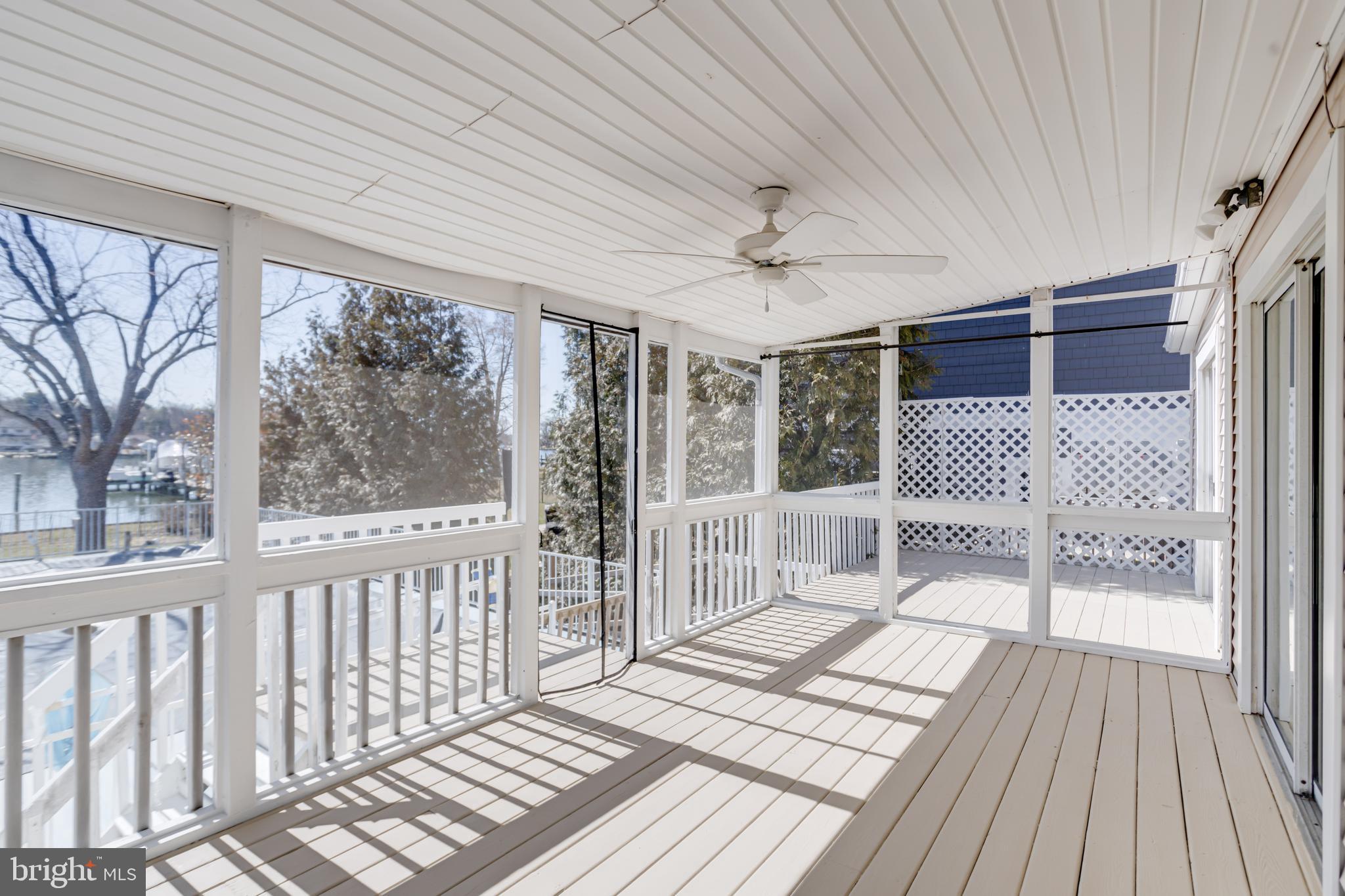 3809 Clarks Point Road Middle River, MD 21220 - Photo 30 of 49 a view of a balcony with wooden floor