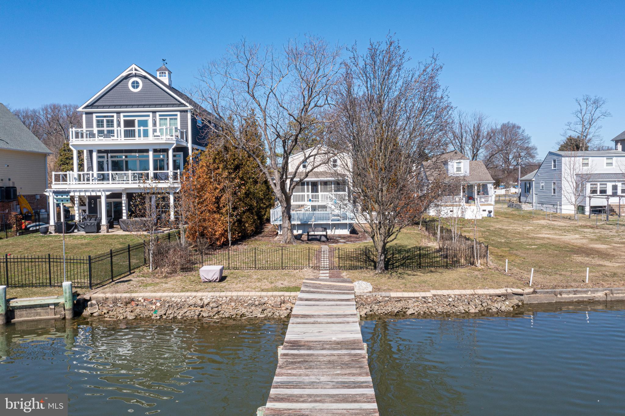 3809 Clarks Point Road Middle River, MD 21220 - Photo 33 of 49 a front view of a house with a yard