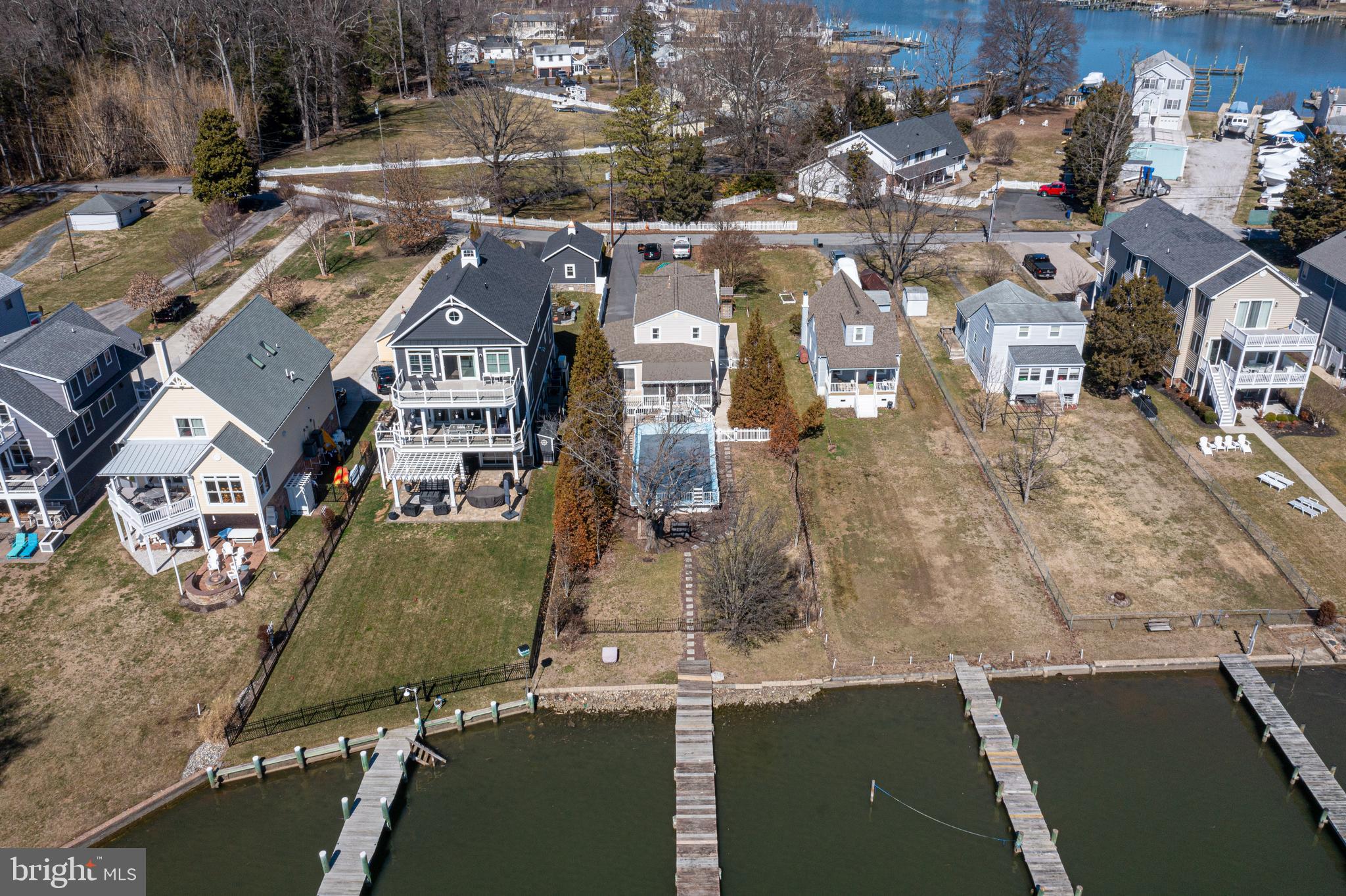3809 Clarks Point Road Middle River, MD 21220 - Photo 37 of 49 an aerial view of residential houses with outdoor space