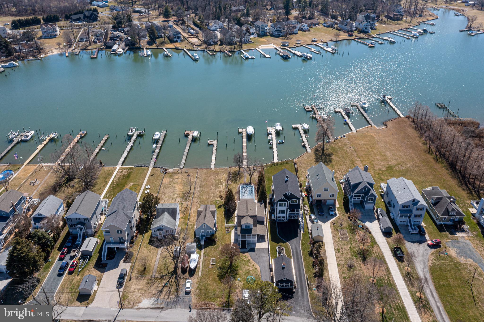 3809 Clarks Point Road Middle River, MD 21220 - Photo 4 of 49 an aerial view of a house with outdoor space swimming pool and outdoor space