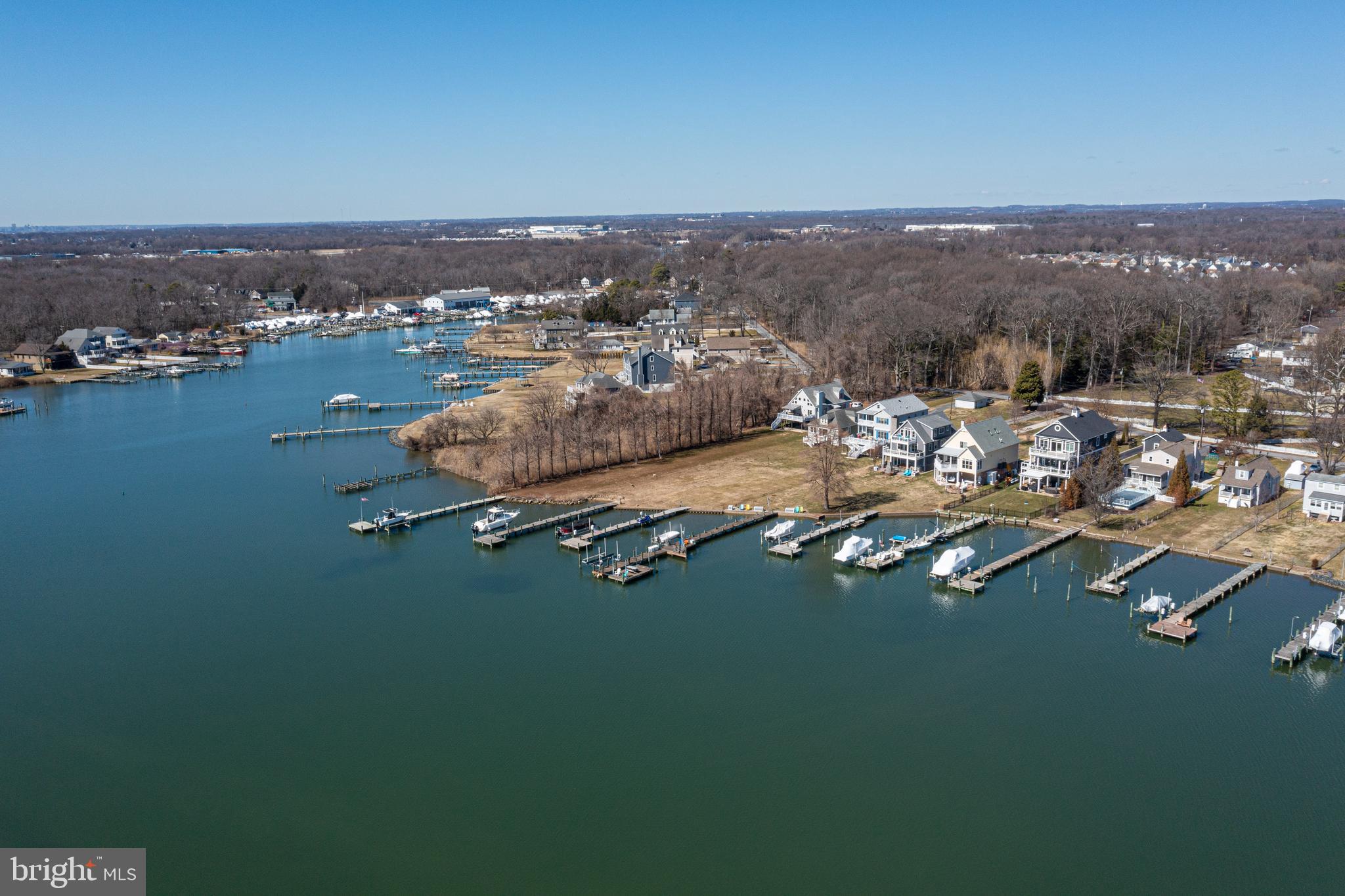 3809 Clarks Point Road Middle River, MD 21220 - Photo 41 of 49 an aerial view of a city with ocean view