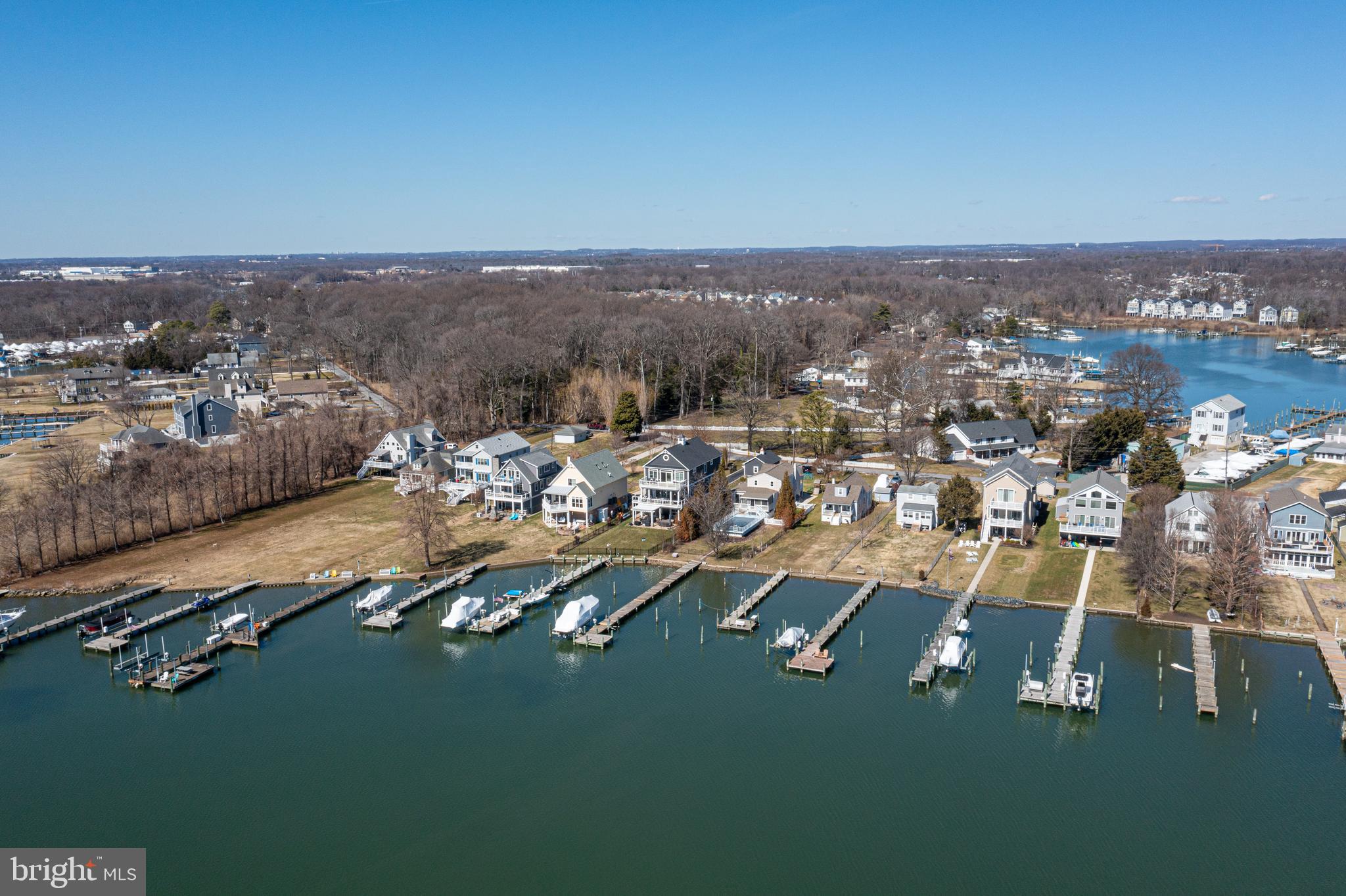3809 Clarks Point Road Middle River, MD 21220 - Photo 43 of 49 an aerial view of residential houses with city view