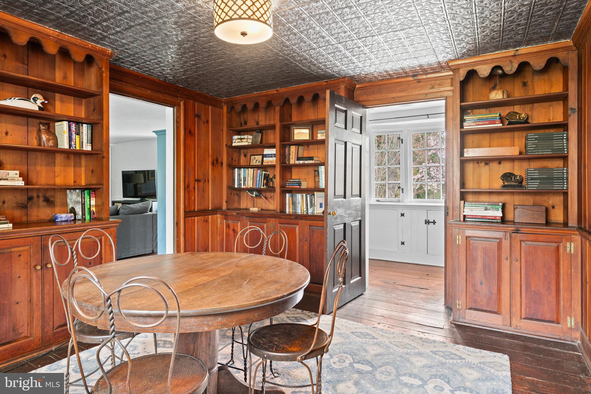 1 East Brookhaven Road Wallingford, PA 19086 - Photo 24 of 57 a dining room with furniture and wooden floor