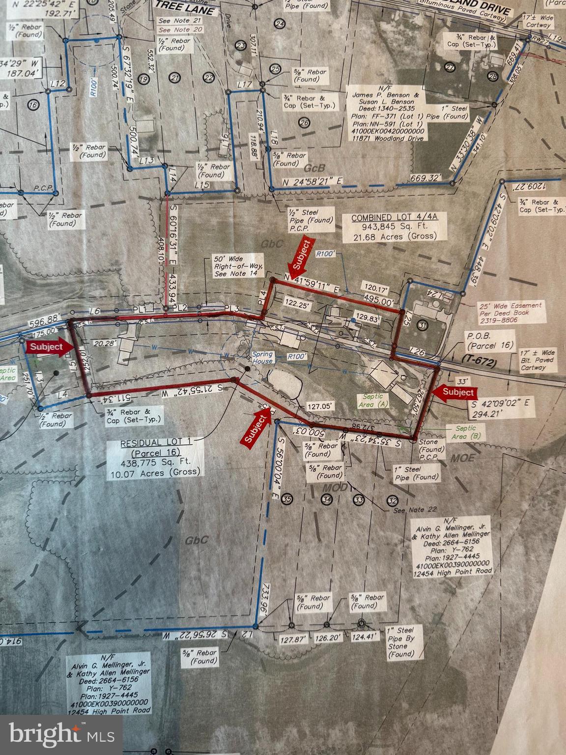 12706 High Point Road Felton, PA 17322 - Photo 67 of 67 Recently Laid Property Lines