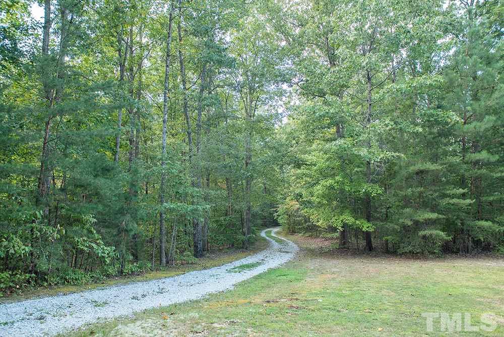 1579 Julian Oakley Road Rougemont, NC 27572 - Photo 15 of 15 a view of a backyard with a trees