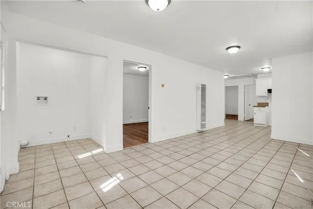 a view of empty room