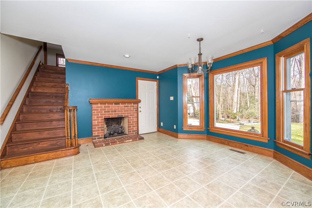 12905 Rivers Bend Road Chester, VA 23836 - Photo 12 of 27 The kitchen also features a gas fireplace and dire