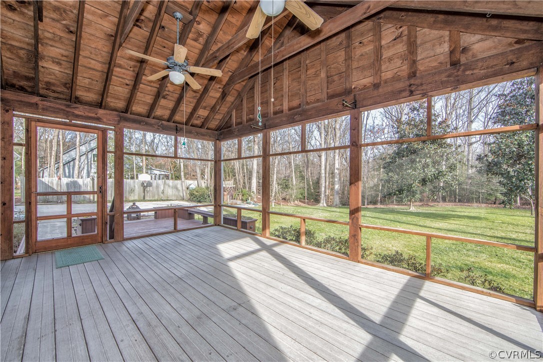 12905 Rivers Bend Road Chester, VA 23836 - Photo 25 of 27 The screened porch offers a lovely view of your re