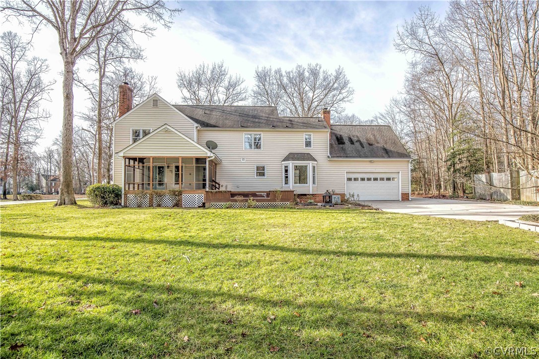 12905 Rivers Bend Road Chester, VA 23836 - Photo 26 of 27 In addition to the screened porch, the rear of the