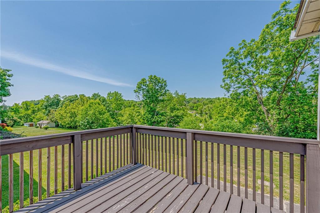 3018 Richey Road Connellsville, PA 15425 - Photo 21 of 27 a view of balcony with wooden floor