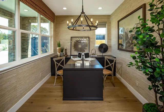 a view of a livingroom with furniture window and wooden floor