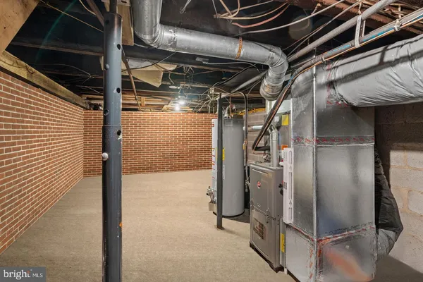 a view of water heater room