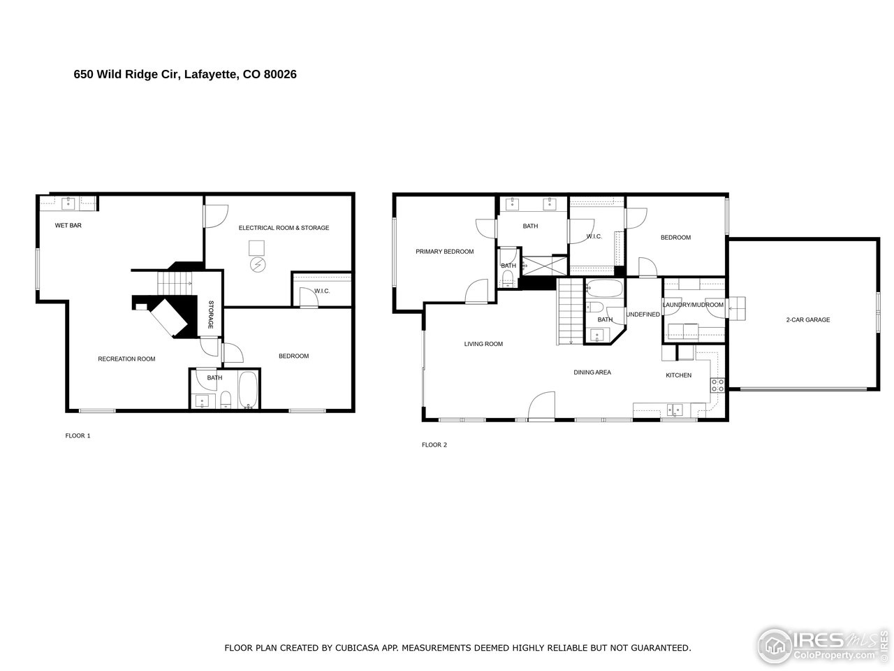 650 Wild Ridge Circle Lafayette, CO 80026 - Photo 38 of 38 Floor Plan