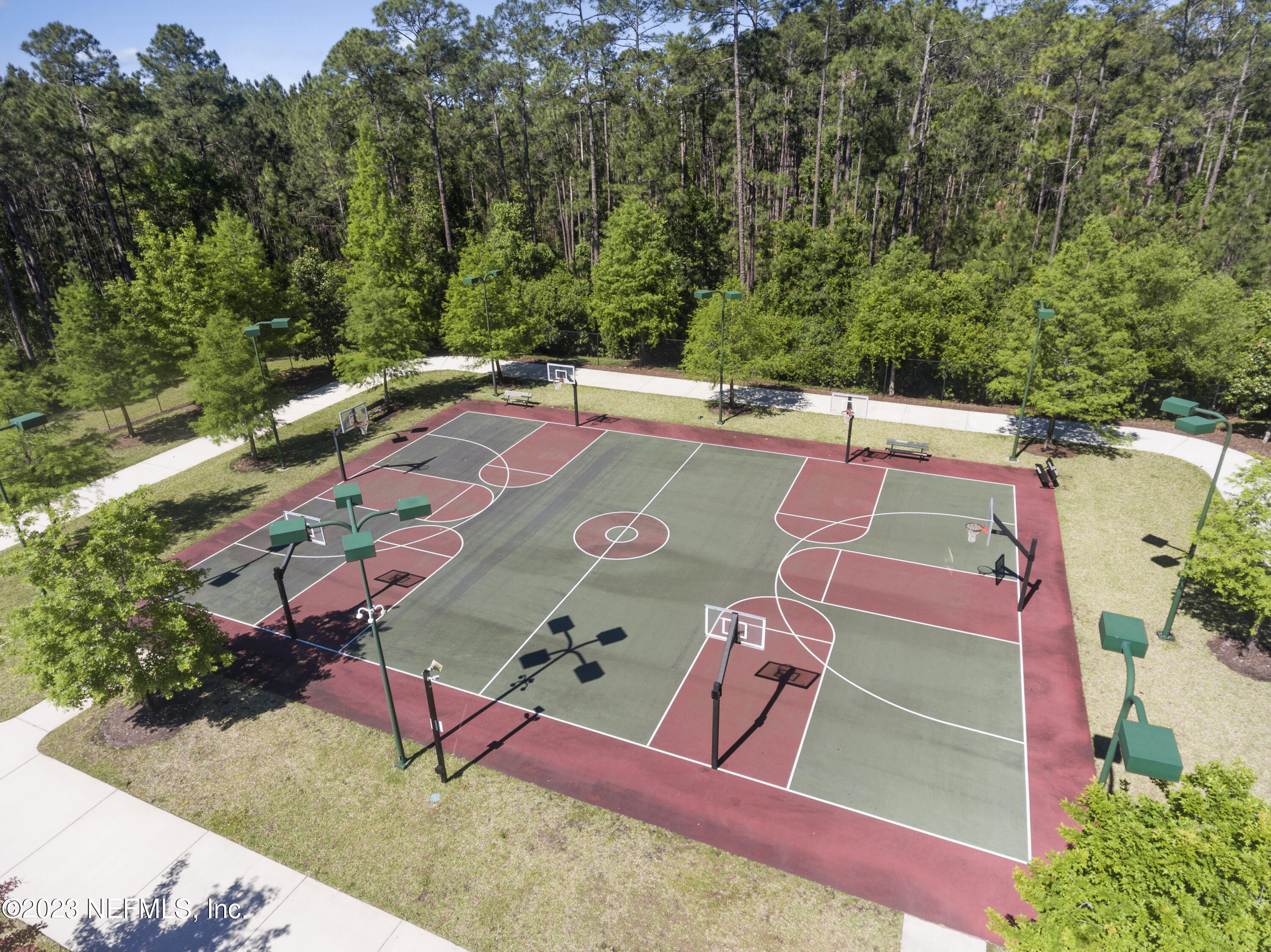 312 West Tropical Trace St. Johns, FL 32259 - Photo 46 of 57 an aerial view of a red and white house