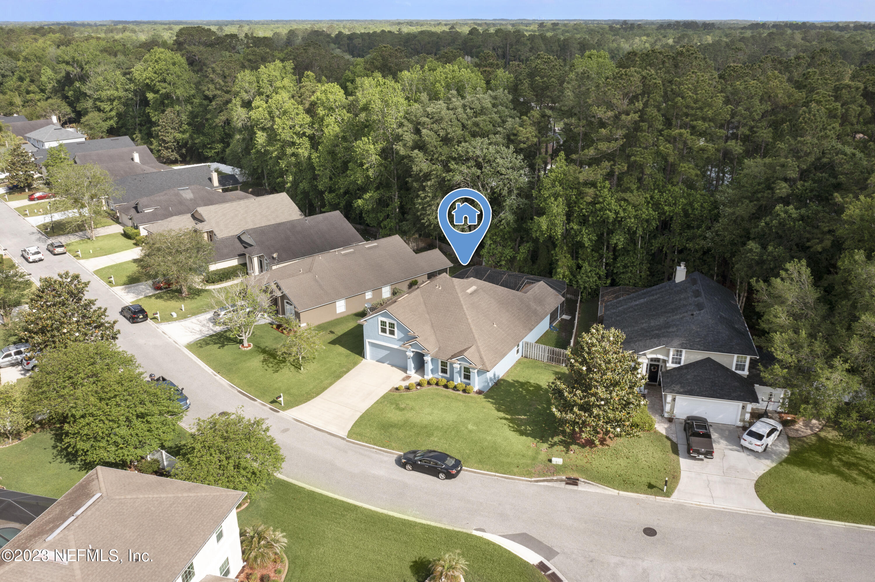 312 West Tropical Trace St. Johns, FL 32259 - Photo 9 of 57 an aerial view of a house with yard swimming pool and outdoor seating