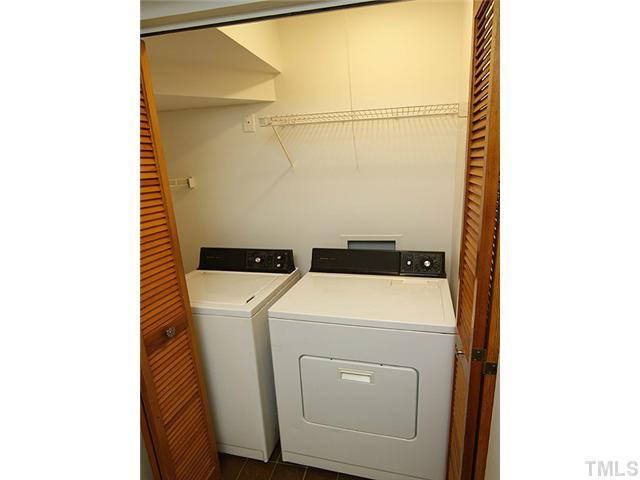 816 Berkeley Street, Unit B Durham, NC 27705 - Photo 11 of 12 a utility room with dryer and washer