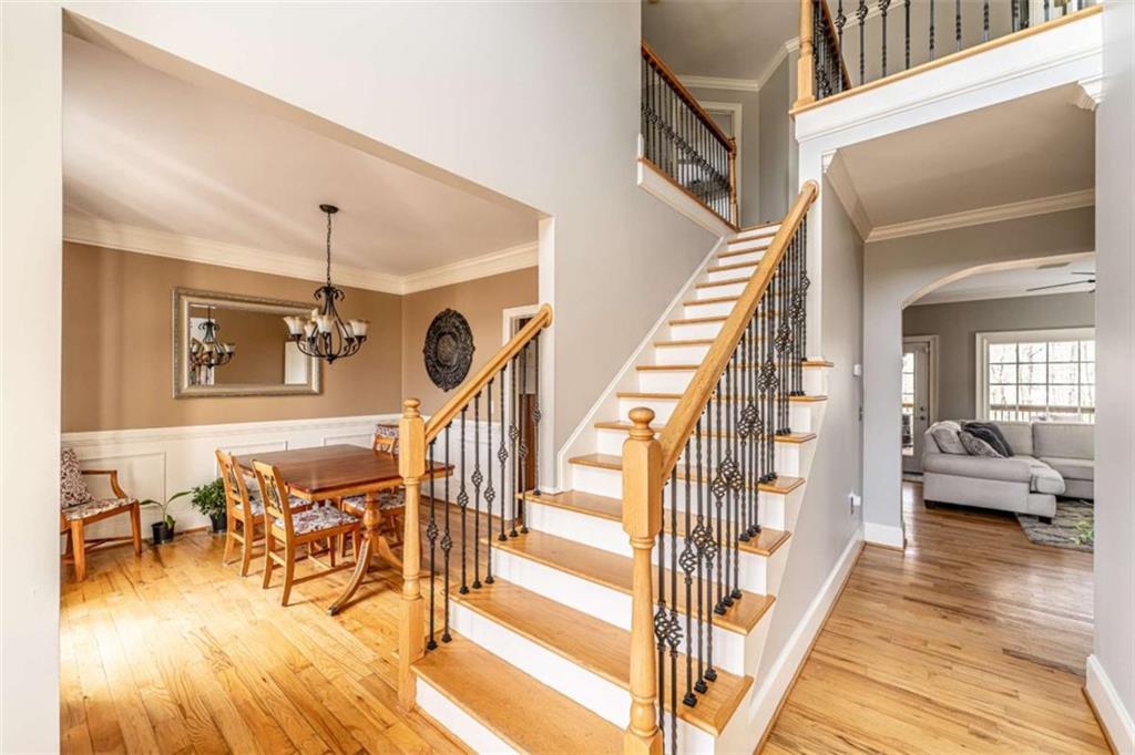 15 Quarter Horse Drive Northwest Rome, GA 30165 - Photo 4 of 57 a view of a livingroom with wooden floor and furniture