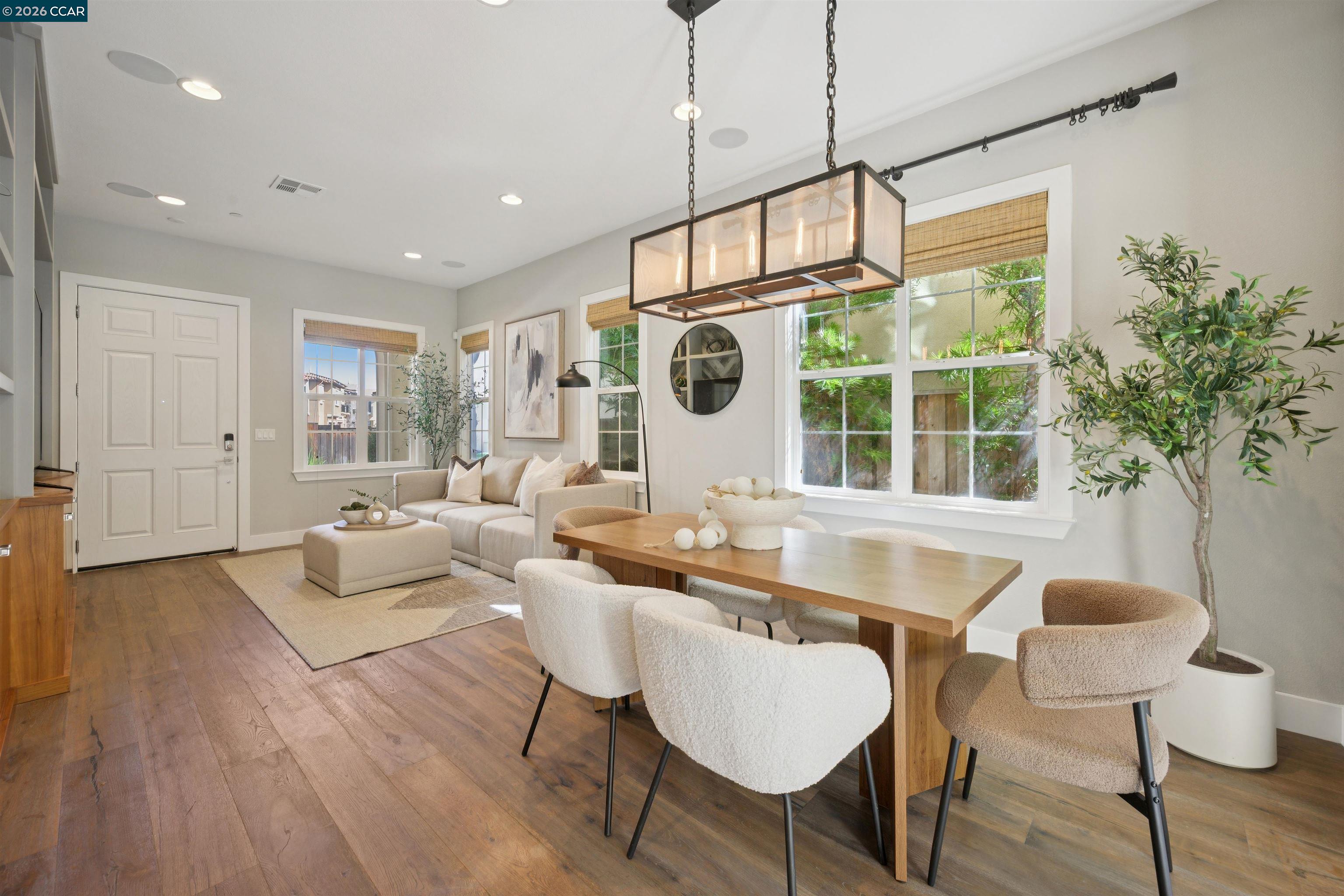 5162 Rowan Drive San Ramon, CA 94582 - Photo 11 of 57 a dinning room with furniture a window and wooden floor