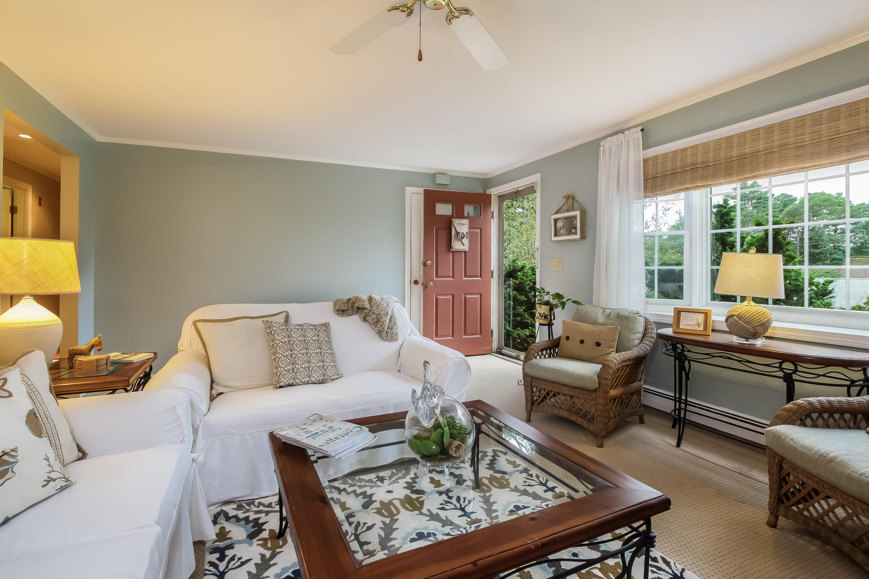 166 Ebenezer Road Osterville, MA 02655 - Photo 12 of 31 Living Room View to Front Door