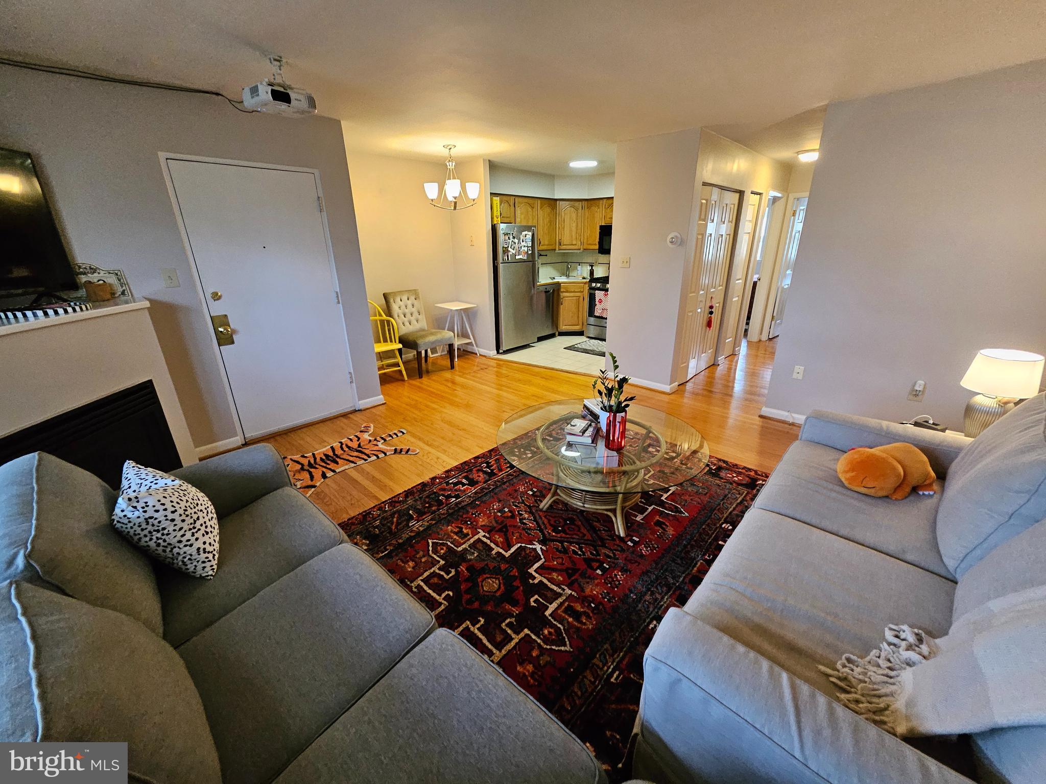 200 North Wayne Avenue, Unit 9 Wayne, PA 19087 - Photo 3 of 10 a living room with furniture and a fireplace