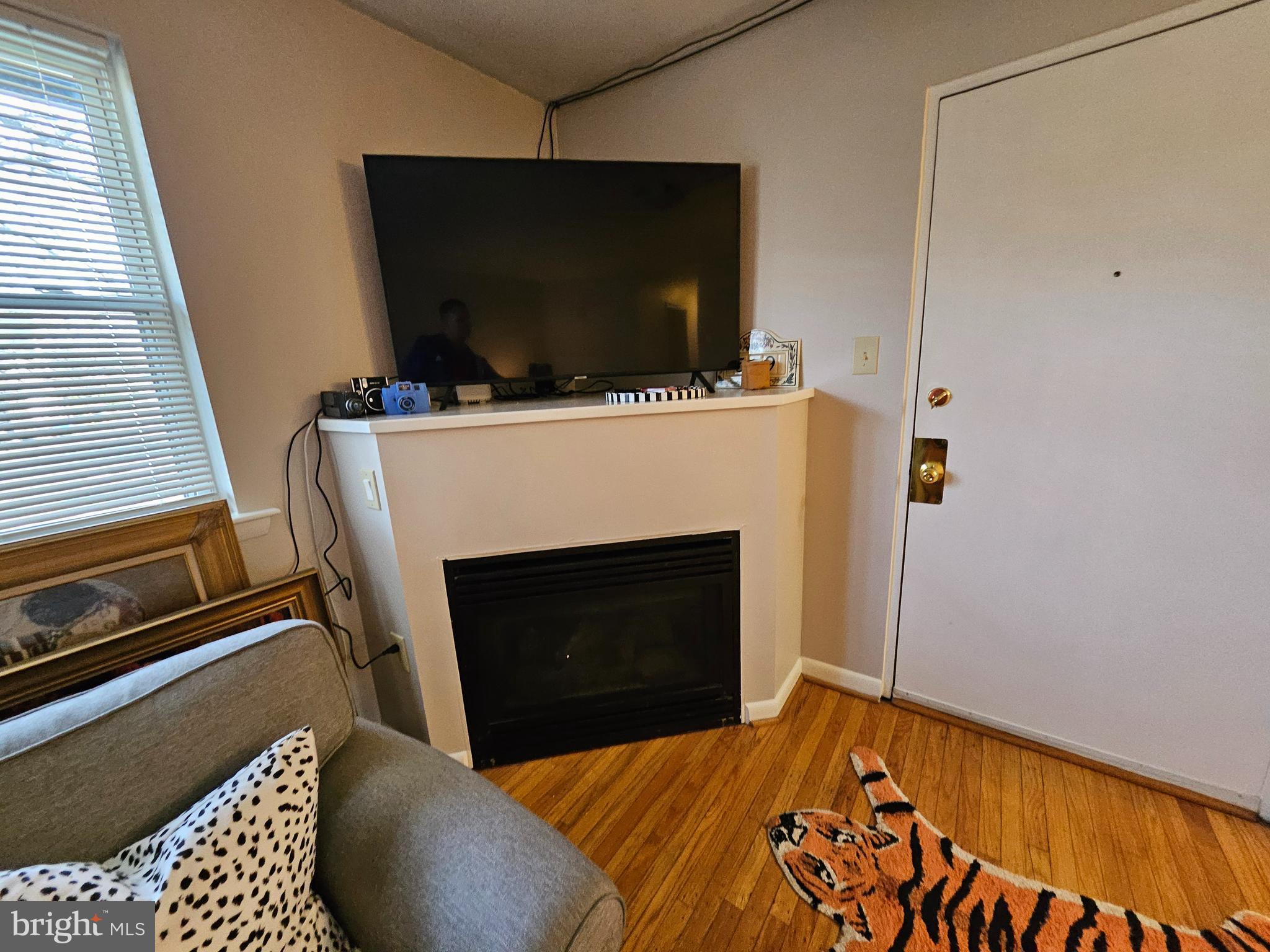 200 North Wayne Avenue, Unit 9 Wayne, PA 19087 - Photo 5 of 10 a living room with a fireplace and a flat screen tv