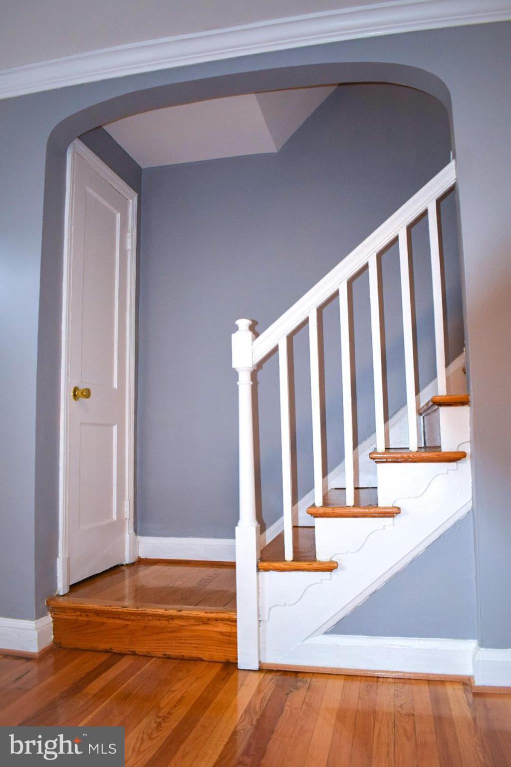 4227 Flowerton Road Baltimore, MD 21229 - Photo 16 of 45 a view of entryway with wooden floor