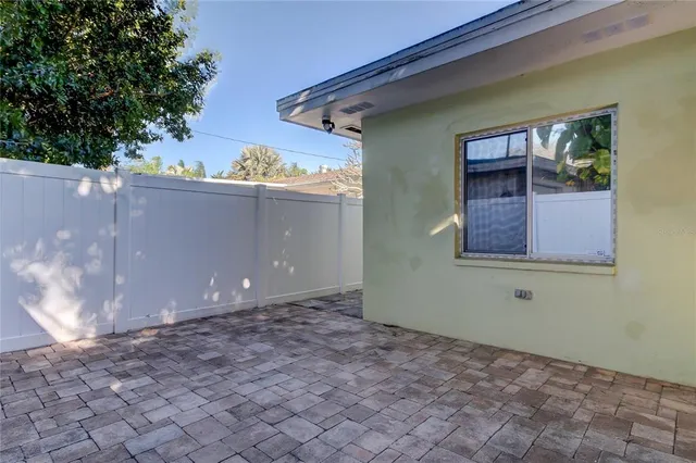 an empty room with entrance gate