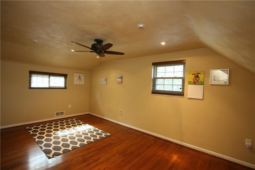 226 Waynesburg Road Washington, PA 15301 - Photo 14 of 24 HUGE 18x11 Upstairs Bedrooms w/ Gleaming Hardwood Floors, Recessed Lighting & Ceiling Fan!