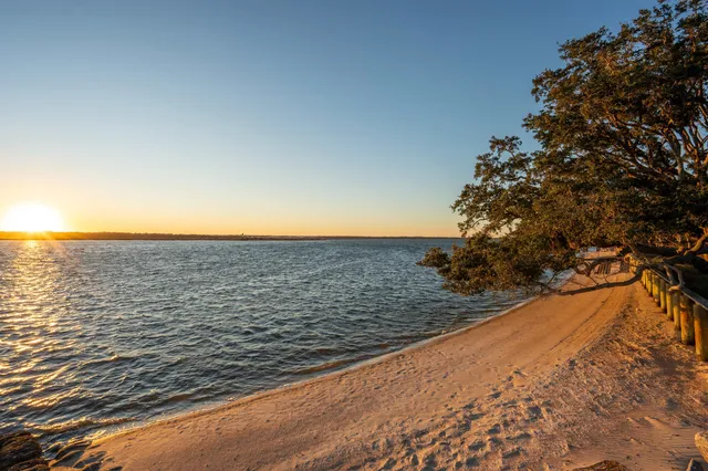 a view of an ocean and beach