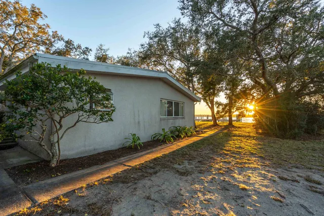 a house with a outdoor space