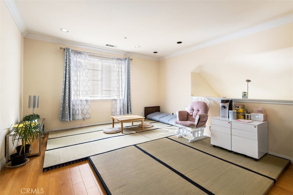 417 California Street, Unit F Arcadia, CA 91006 - Photo 12 of 21 a living room with furniture and a large window