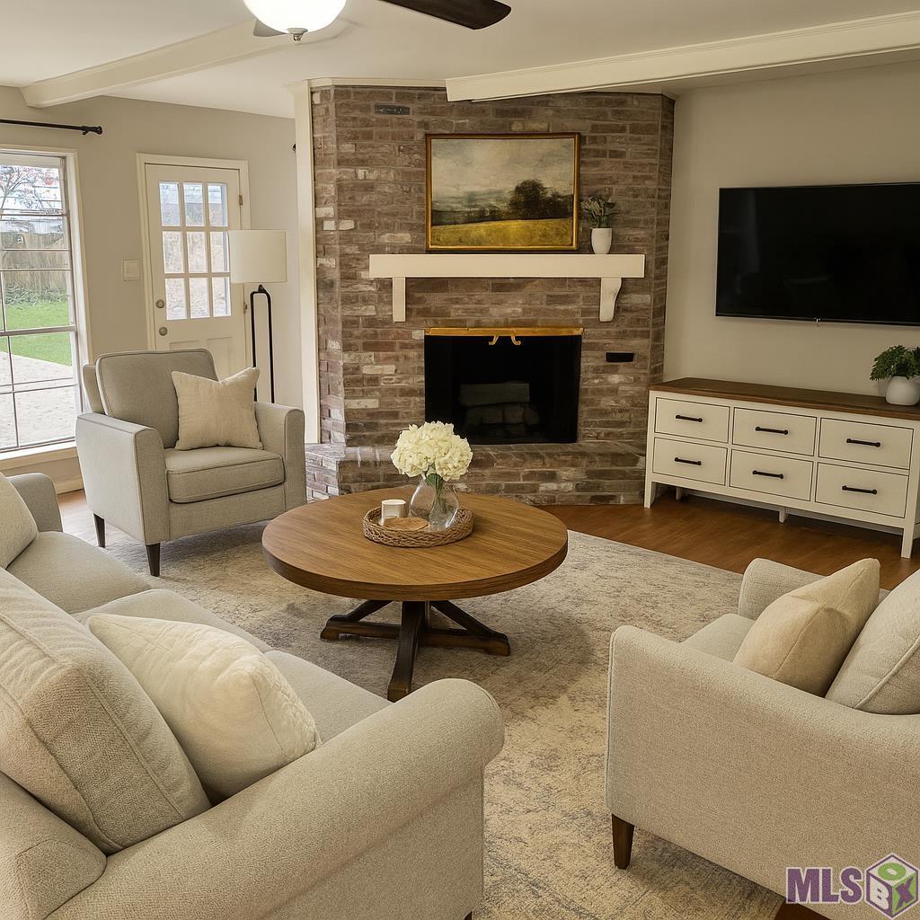 12679 East Sheraton Avenue Baton Rouge, LA 70815 - Photo 14 of 32 Digitally Staged Livingroom