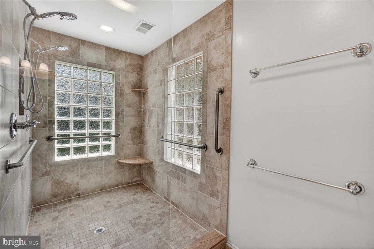 2516 Daisy Road Woodbine, MD 21797 - Photo 56 of 78 Elegant walk-in shower with natural light.