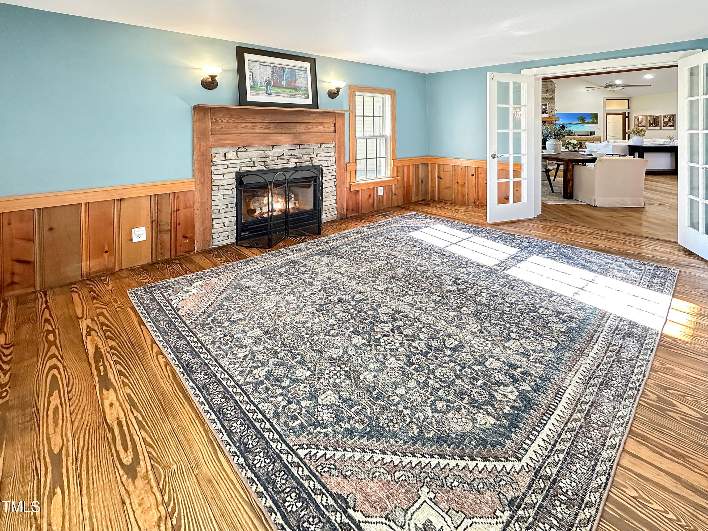 531 Archie Johnson Road Siler City, NC 27344 - Photo 19 of 46 a living room with a fireplace
