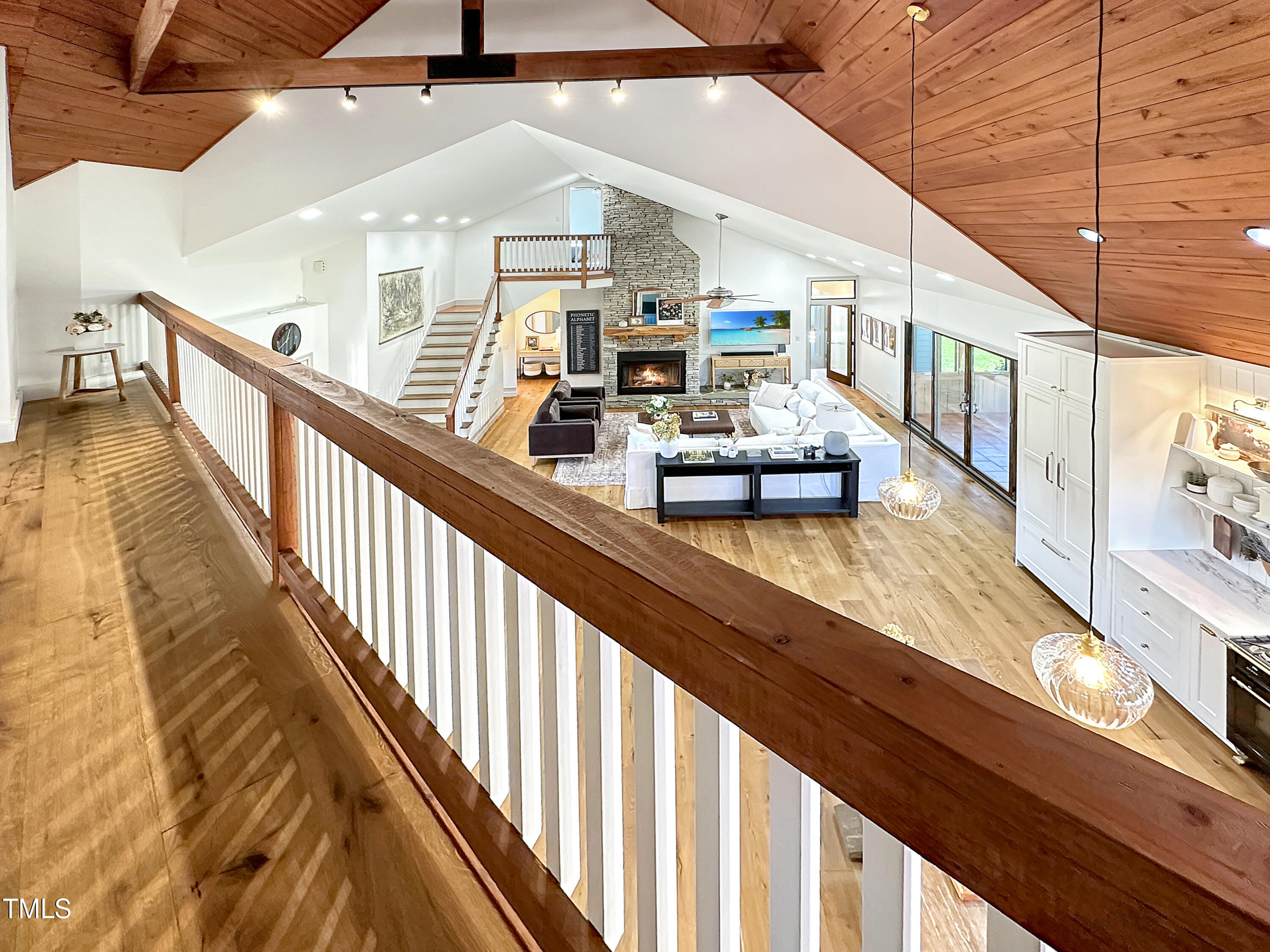 531 Archie Johnson Road Siler City, NC 27344 - Photo 33 of 46 a view of a balcony with furniture