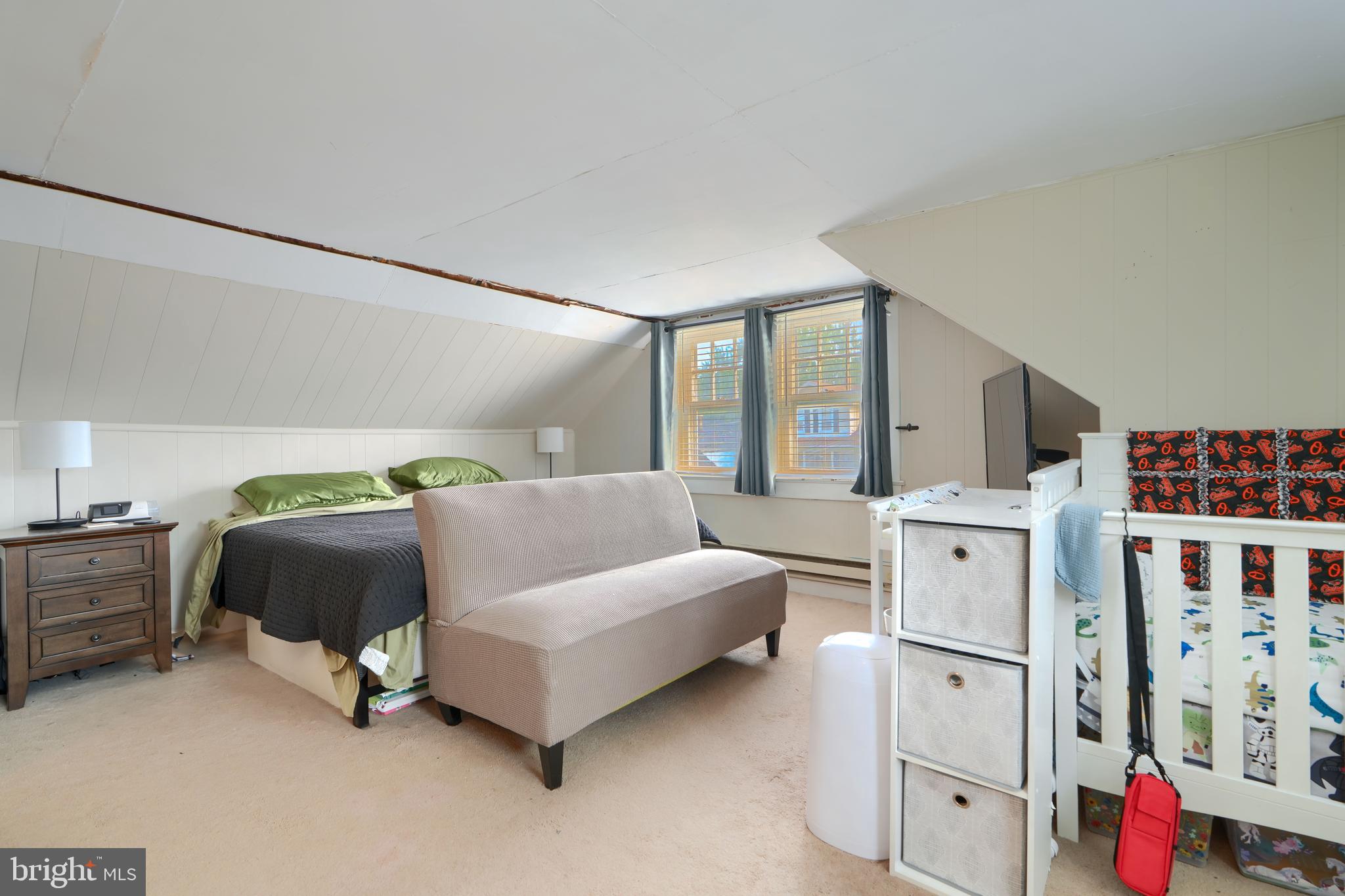 2818 Garnet Road Baltimore, MD 21234 - Photo 29 of 39 a bedroom with furniture and a large window