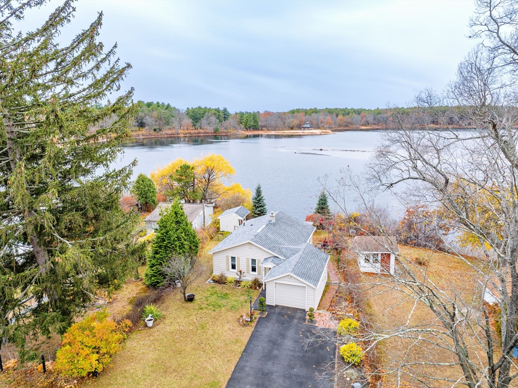 98 Pine Grove Street Springfield, MA 01119 - Photo 2 of 39 an aerial view of a house with a lake view