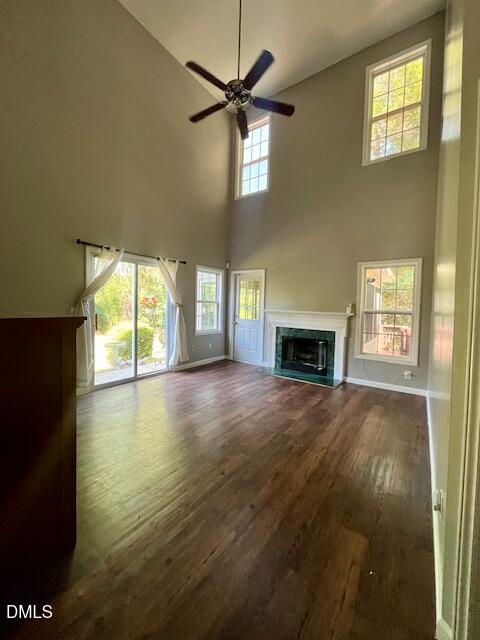 6016 River Lake Circle Raleigh, NC 27604 - Photo 5 of 15 a view of an empty room with a window and a fireplace