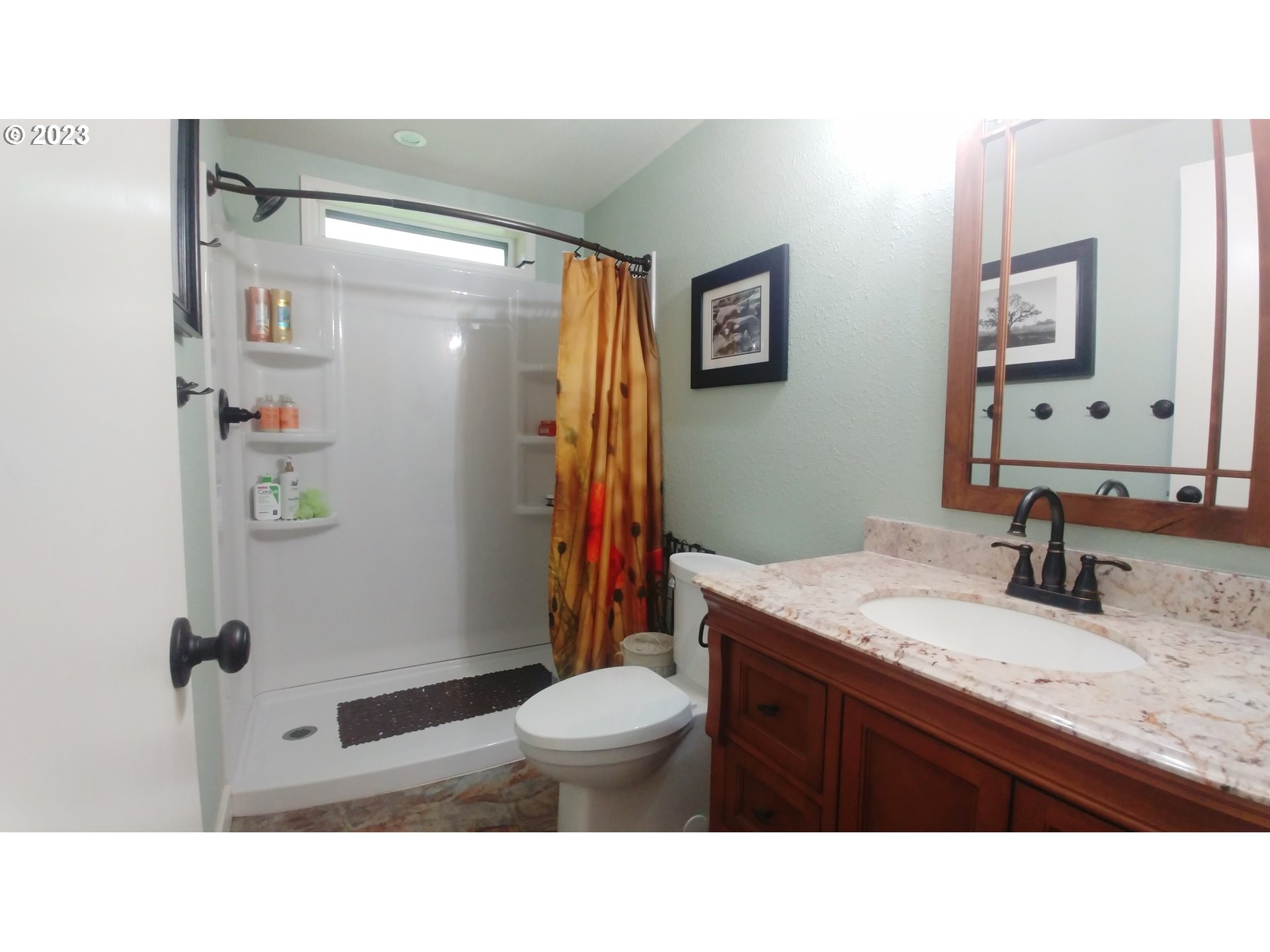 700 North Russell Street Joseph, OR 97846 - Photo 27 of 34 a bathroom with a sink a toilet and shower