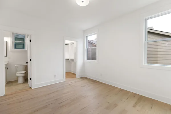 wooden floor in an empty room